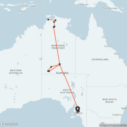 aussie outback explorer map, australia map