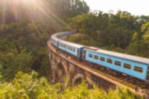 Train track in Ella, Sri Lanka 
