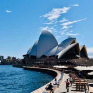 Sydney Opera House and the surrounding Sydney Harbour