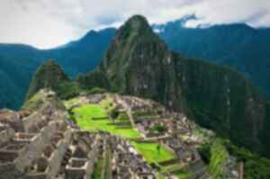 Machu Picchu mountains in Peru