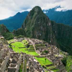 Machu Picchu mountains in Peru