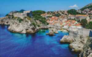 Dubrovnik shoreline, croatia