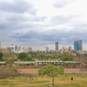 Landscape of Nairobi, Kenya