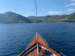 Sailing boat in Adriatic Sea, Croatia