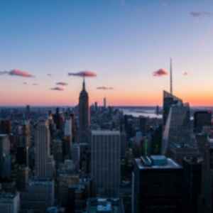 New York Skyline in USA