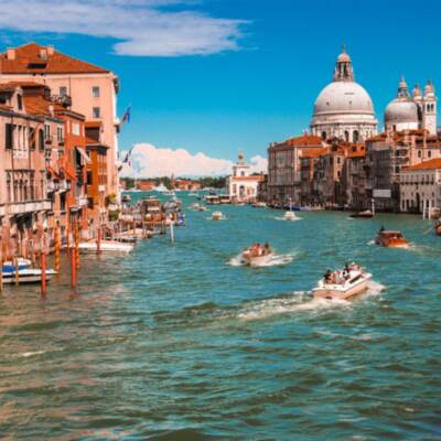 Cruise the famous canals of Venice