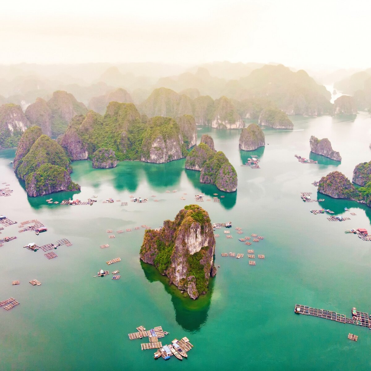 Ha Long Bay from above