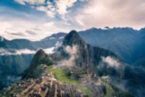 Landscape of Machu Picchu, Peru 